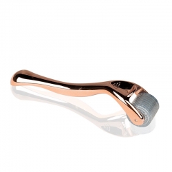 DERMA ROLLER DO MEZOTERAPII ROSE GOLD 1,0mm 192 IGŁY TYTANOWE